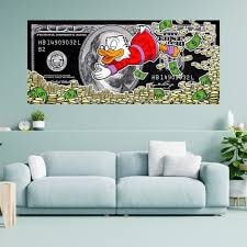Scrooge McDuck on a dollar bill — a nod to Washington State estate tax planning